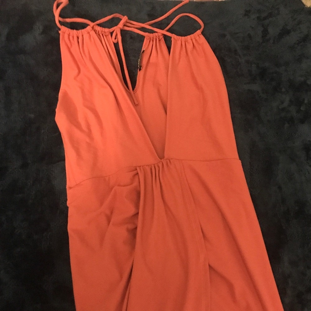 Fashion nova orange dress